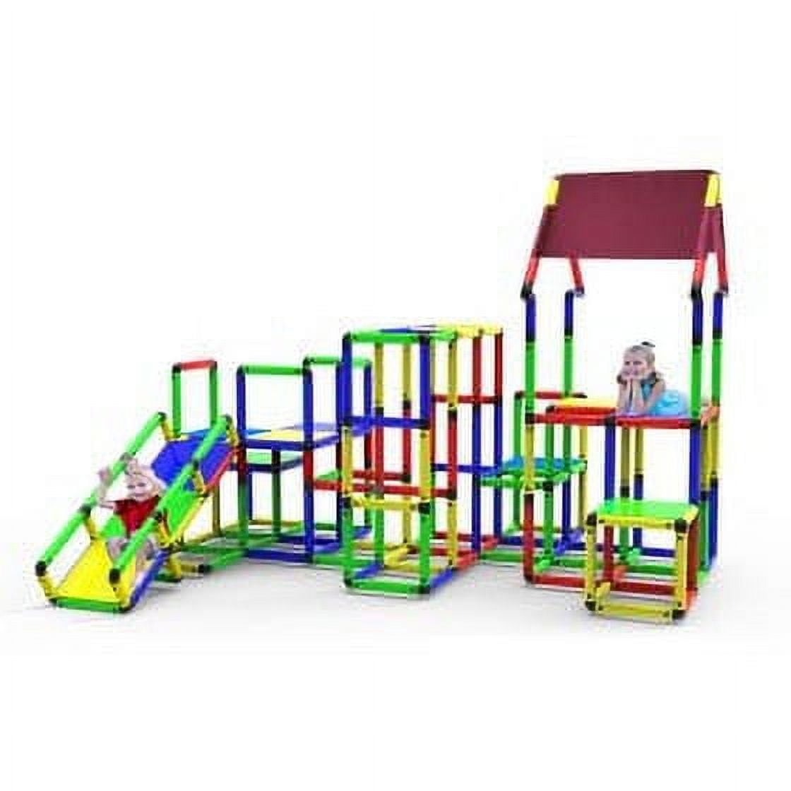 Funphix Giant Gym Modular LifeSize Playset, Kids Climbing Frame for