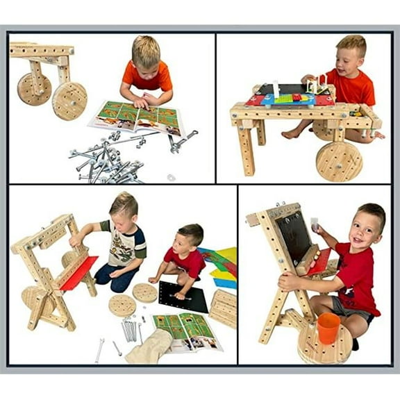Funphix  Woodmobiel Modular Construction Toy Starter Set
