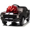 thumbnail image 1 of Funride 12 Volt Ride on Toys for Toddlers, Shelby GT350 Powered Cars Wheels, Outdoor Toys w/ Remote Control, High/Low Speed, USB, Bluetooth/MP3, Horn, LED Light, Black, 1 of 11