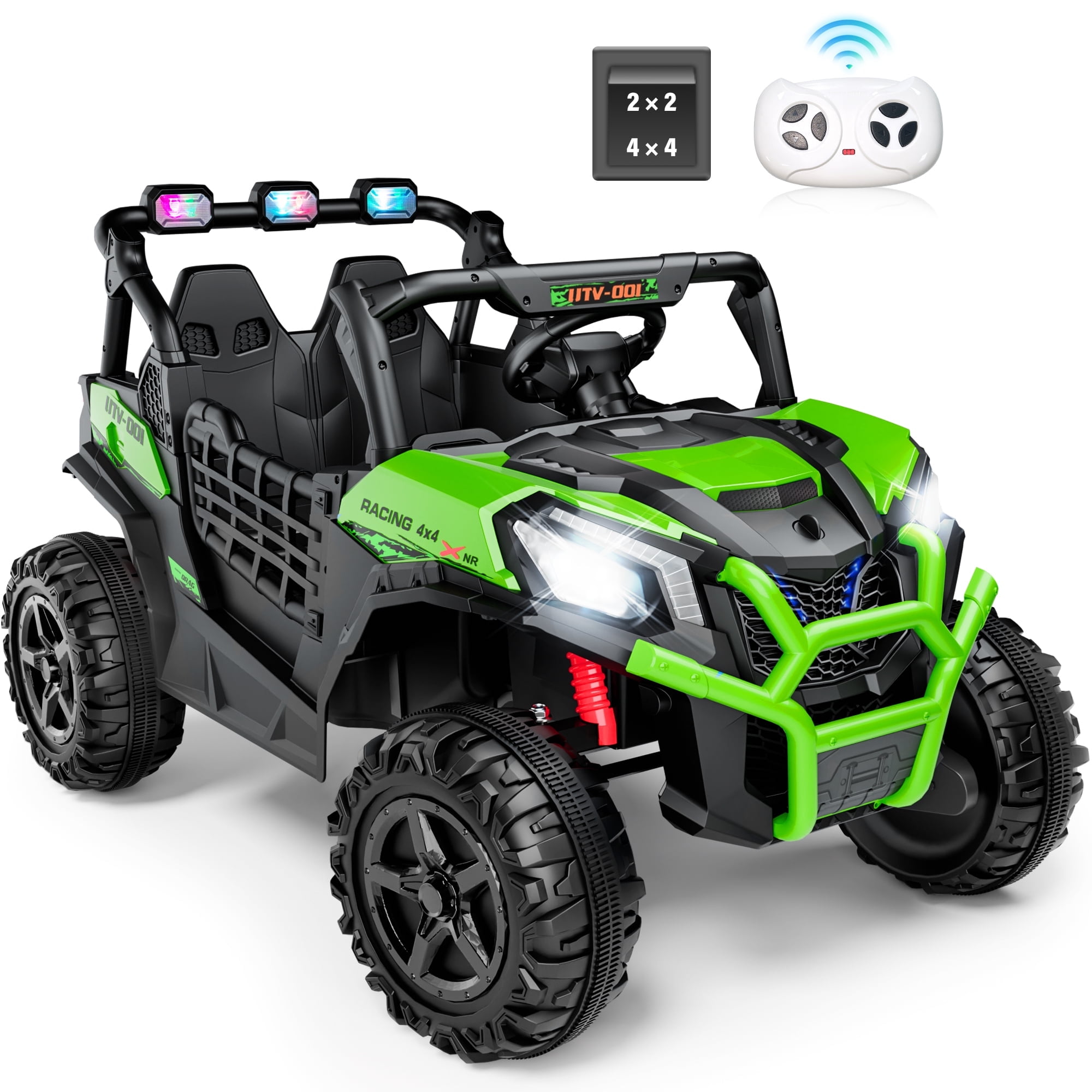 Walmart Ride Funride 24 Volt Ride on Toys, 2 XL Seat Power Car Wheels, Electric Car ...