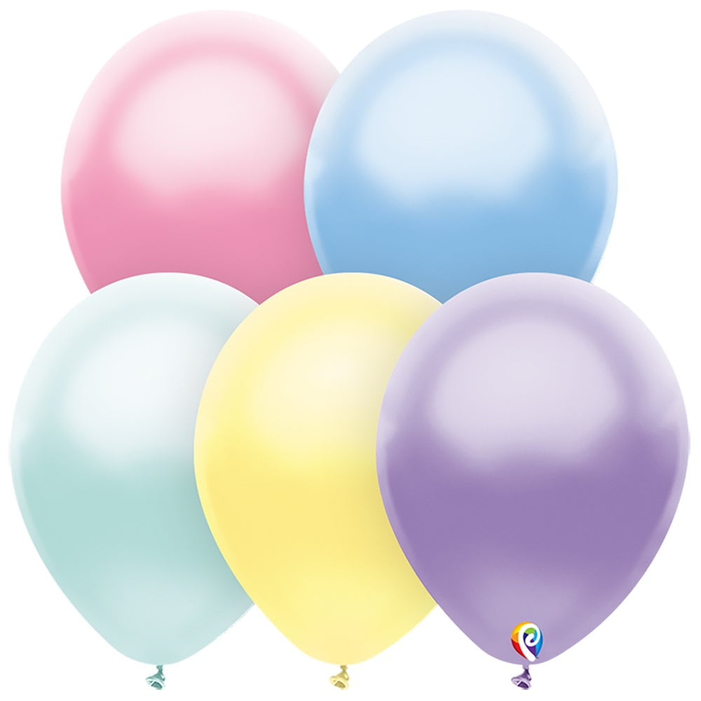 12 Inch Funsational Pearl Pastel Assortment Party Latex Balloons