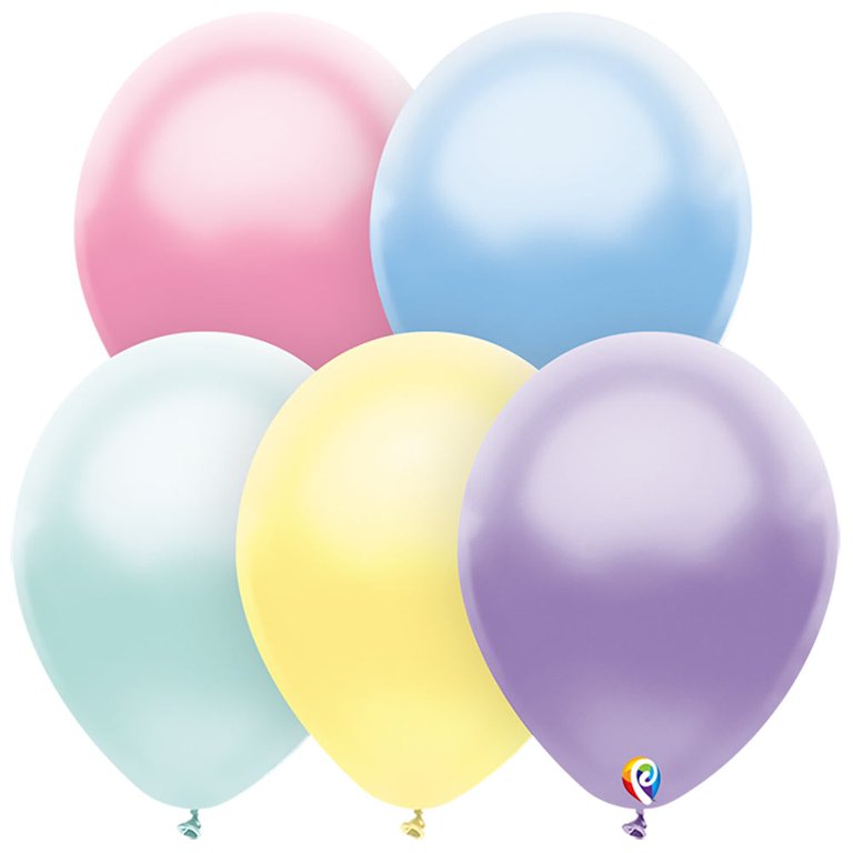 12 Inch Funsational Pearl Pastel Assortment Party Latex Balloons