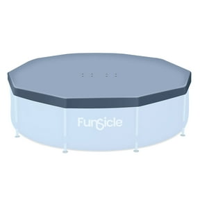 Funsicle Pool, 14ft Round Above Ground Pool with SkimmerPlus Filter ...