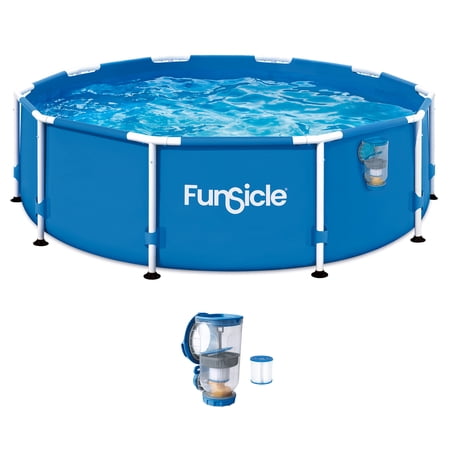 Funsicle 10' x 30" Outdoor Activity Round Frame Above Ground Swimming Pool Set