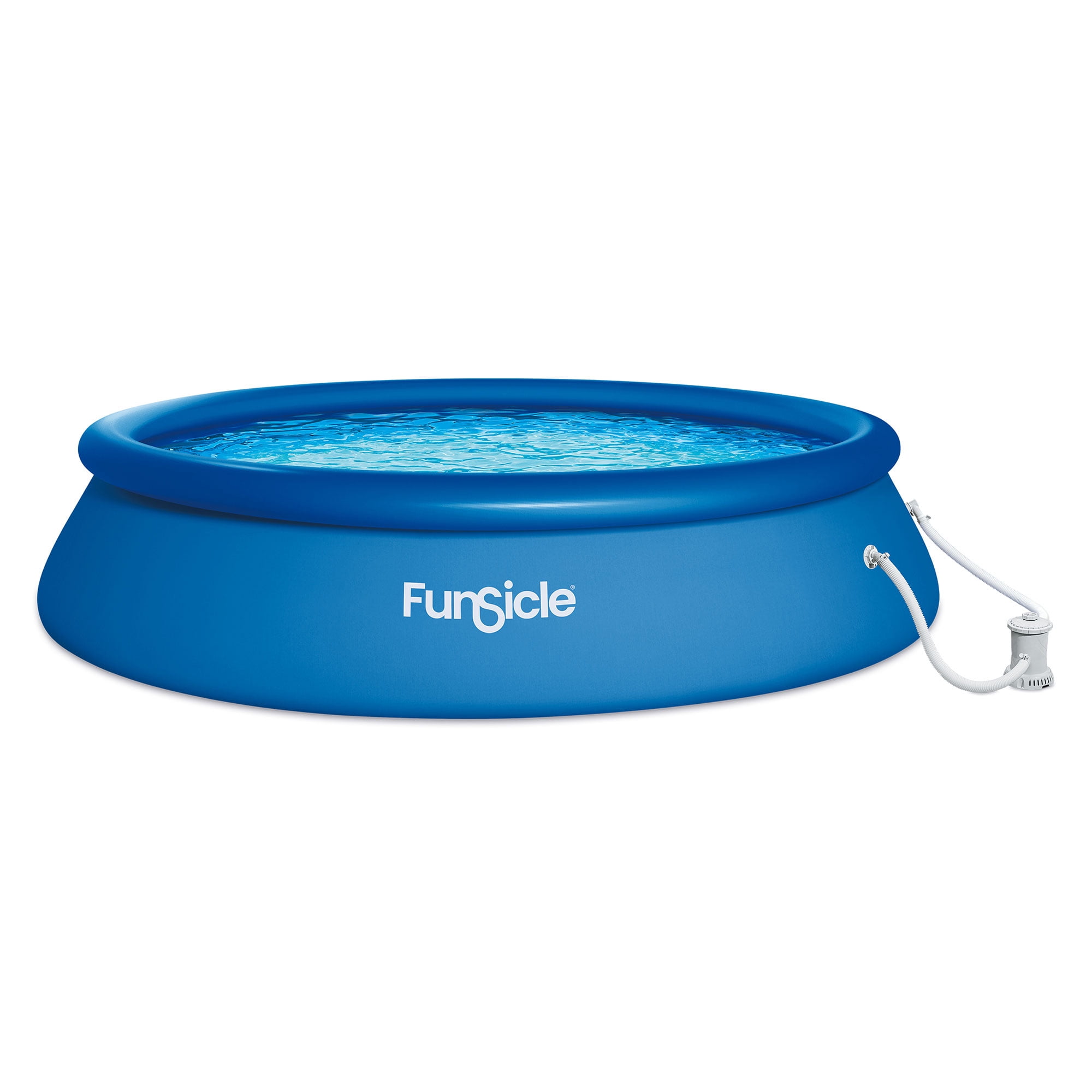 Funsicle 10ft x 30in Blue Inflatable Above Ground Pool with Pump