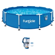 Funsicle 12' x 30" Outdoor Activity Round Frame Above Ground Swimming Pool Set