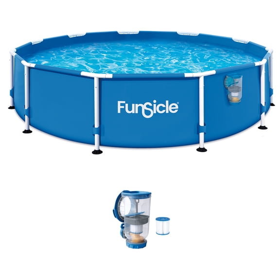 Funsicle 12' x 30" Outdoor Activity Round Frame Above Ground Swimming Pool Set