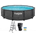 thumbnail image 1 of Funsicle 12' x 36" Oasis Designer Above Ground Pool Set with Pump, Round Frame, 1 of 7