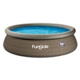 thumbnail image 1 of Funsicle Quickset 12’ x 36” Round Inflatable Top Ring Above Ground Swimming Pool Set, 1 of 6