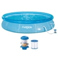 thumbnail image 1 of Funsicle 12ft x 30in Round Sea-Thru QuickSet Above Ground Pool with Cartridge Filter Pump, Age 6 & up, 1 of 6