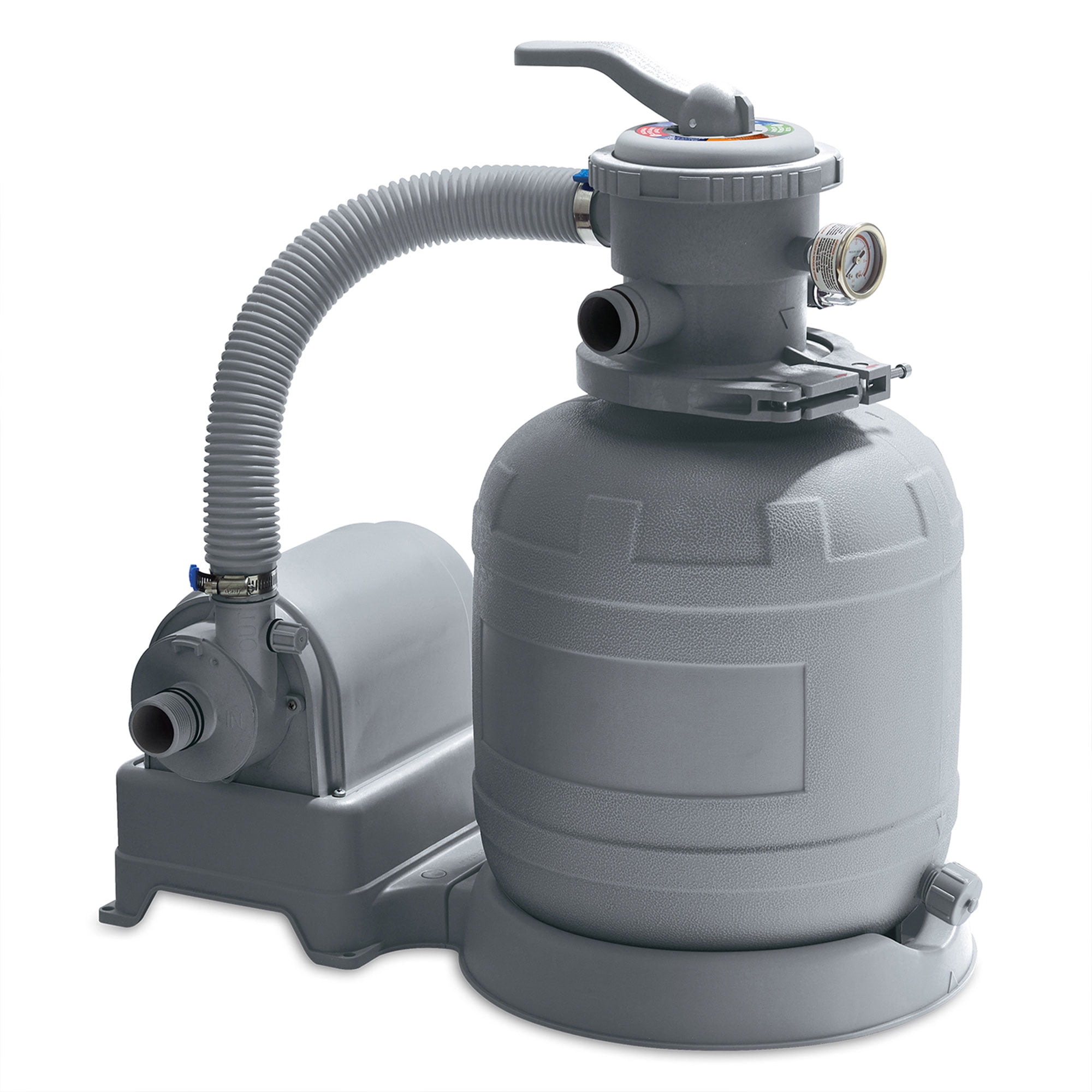 Funsicle 12in Sand Filter Pump, 1600 GPH, Low Maintenance, 6Function