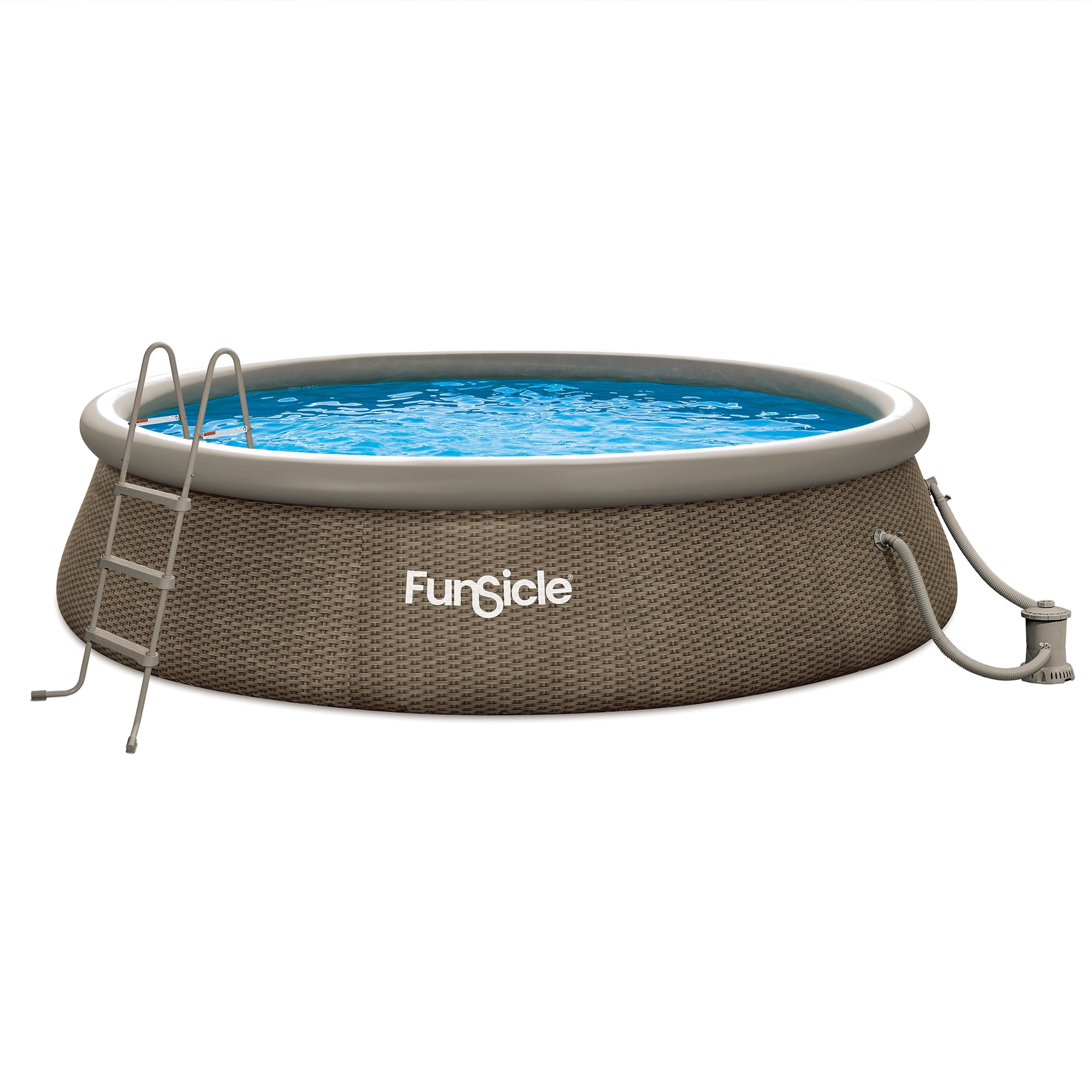 Funsicle 14ft x 36in Easy Setup Above Ground Pool for Adults, Includes