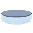thumbnail image 1 of Funsicle 20 ft Round Above Ground Swimming Pool Cover, Gray, Adults, 1 of 6