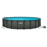 Funsicle 22' x 52" Oasis Round Outdoor Above Ground Swimming Pool