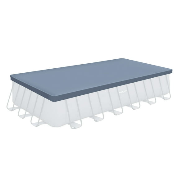 Funsicle 24’ Durable Rectangular Pool Cover for Oasis and Activity Pools