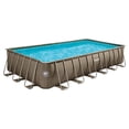 thumbnail image 1 of Funsicle 24 Ft Oasis Designer Lap Above Ground Pool with Pump, Rectangular Frame, 1 of 10