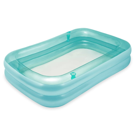 Funsicle 8.5ft Blissful Pool, Inflatable Family Swimming Pool, Lagoon Blue, Rectangular, Age 6 & up