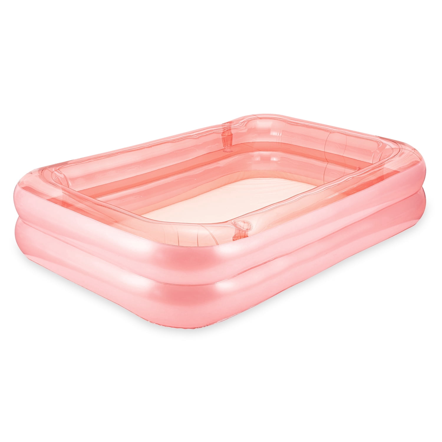 Funsicle 8.5ft Blissful Pool, Inflatable Family Swimming Pool, Rose Pink, Rectangular, Age 6 & up