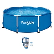 Funsicle 8' x 30" Outdoor Activity Round Frame Above Ground Swimming Pool Set