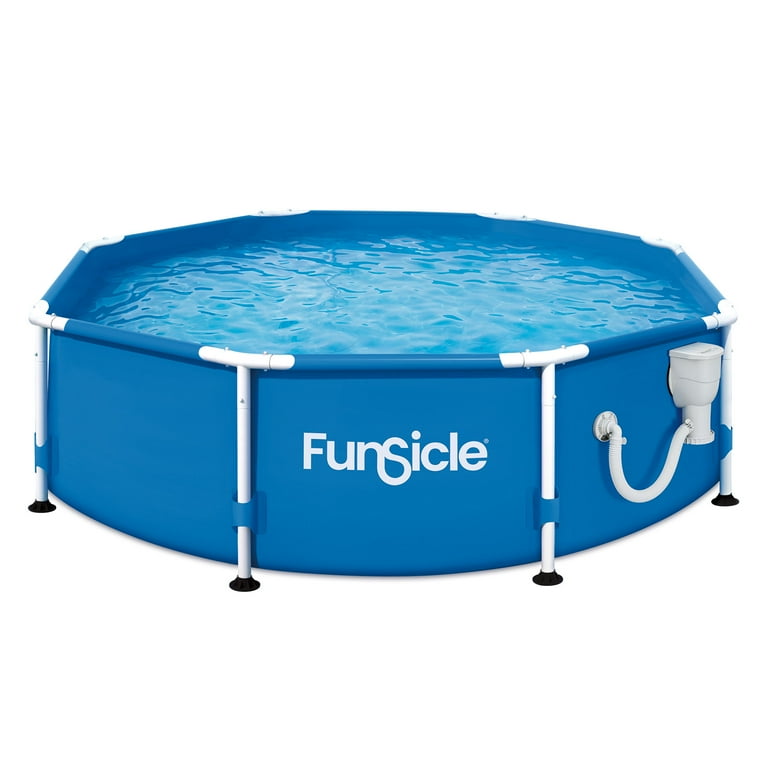 Funsicle 8 x30 Outdoor Activity Round Frame Above Ground Swimming Pool Set