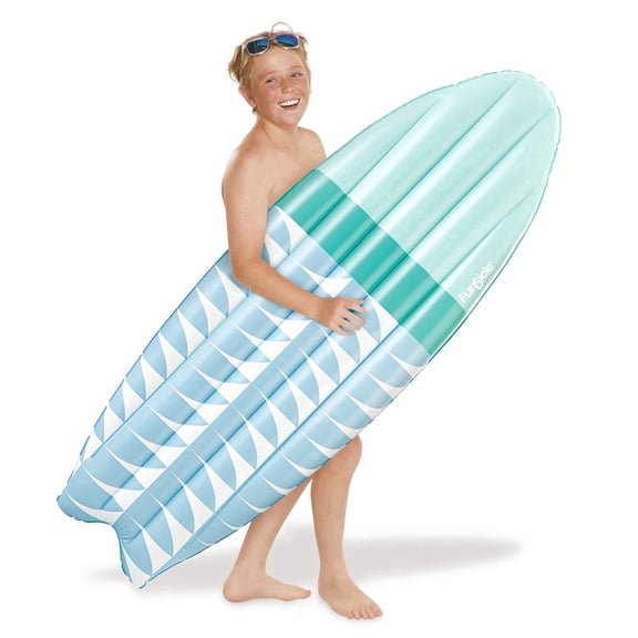 Funsicle California Dreamin' Surfboard, 5ft Inflatable Float & Party Decor, Age 9 and up
