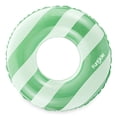 thumbnail image 1 of Funsicle Candy Stripes FunTube, 31” Inflatable Pool Float, Fresh Mint, Age 9 and up, 1 of 7