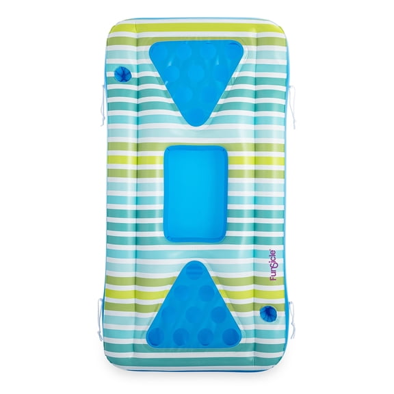 Funsicle CoolPong, 5.25ft Inflatable Game with Cup Holders & Pong Balls, Age 9 and up