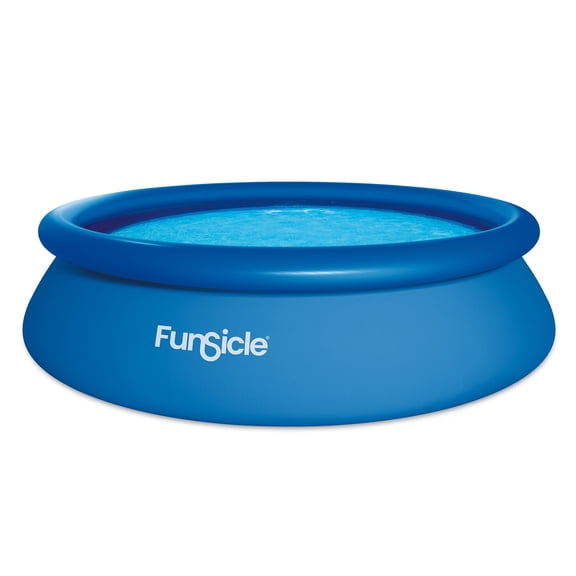 Funsicle QuickSet 10' x 30" Round Inflatable Top Ring Above Ground Swimming Pool Set