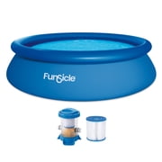 Funsicle QuickSet 10 x 30" Round Inflatable Top Ring Above Ground Swimming Pool Set