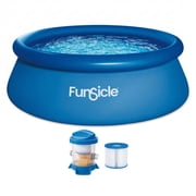 Funsicle QuickSet 12 x 36" Round Inflatable Top Ring Above Ground Swimming Pool Set