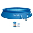 thumbnail image 1 of Funsicle QuickSet 15' x 36" Round Inflatable Top Ring Above Ground Swimming Pool Set, 1 of 6