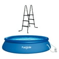 thumbnail image 1 of Funsicle SureStep 36 Inch 3 Stair Pool Ladder w/10' x 30" Above Ground Pool, 1 of 12
