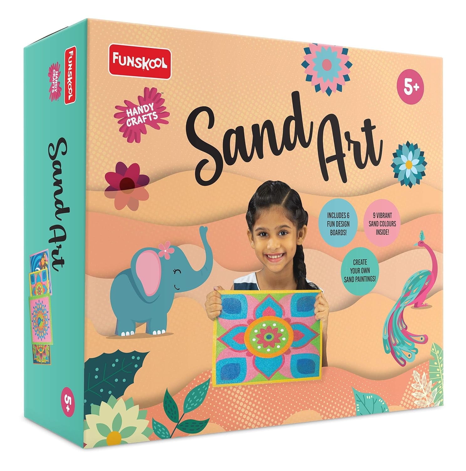 Funskool Handycrafts Handycrafts - Sand Art, Make 6 Different Paintings ...