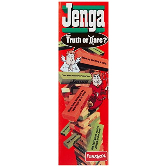 Funskool Jenga Truth Or Dare Red