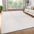 thumbnail image 1 of Memoryfield 10' x 13' Area Rug, Plush Non-Skid Rug, for Bedroom Living Room Nursery, White, 1 of 9