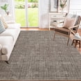 thumbnail image 1 of Memoryfield 10' x 13' Washable Area Rug, Stain-Resistant Low Pile Non Slip Carpet, Floor Mat for Living Room Bedroom Home Office, Brown, 1 of 8