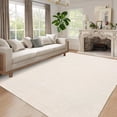 thumbnail image 1 of Memoryfield 8' x 10' Washable Area Rug, Stain-Resistant Low Pile Non Slip Carpet, Floor Mat for Living Room Bedroom Home Office, Beige, 1 of 8