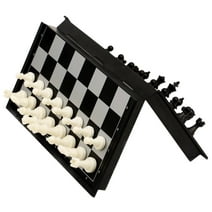 Funsmile Magnetic Chess Set with Folding Chess Board 15" Foldable Chess Sets Travel Board Games for Kids and Adults