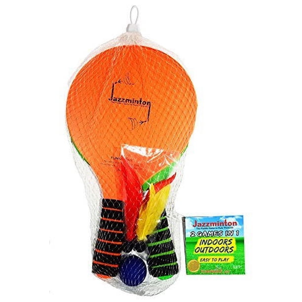 Funsparks JM1100Jazzminton Lite 2 In 1 Paddle Ball Game - All-Season ...