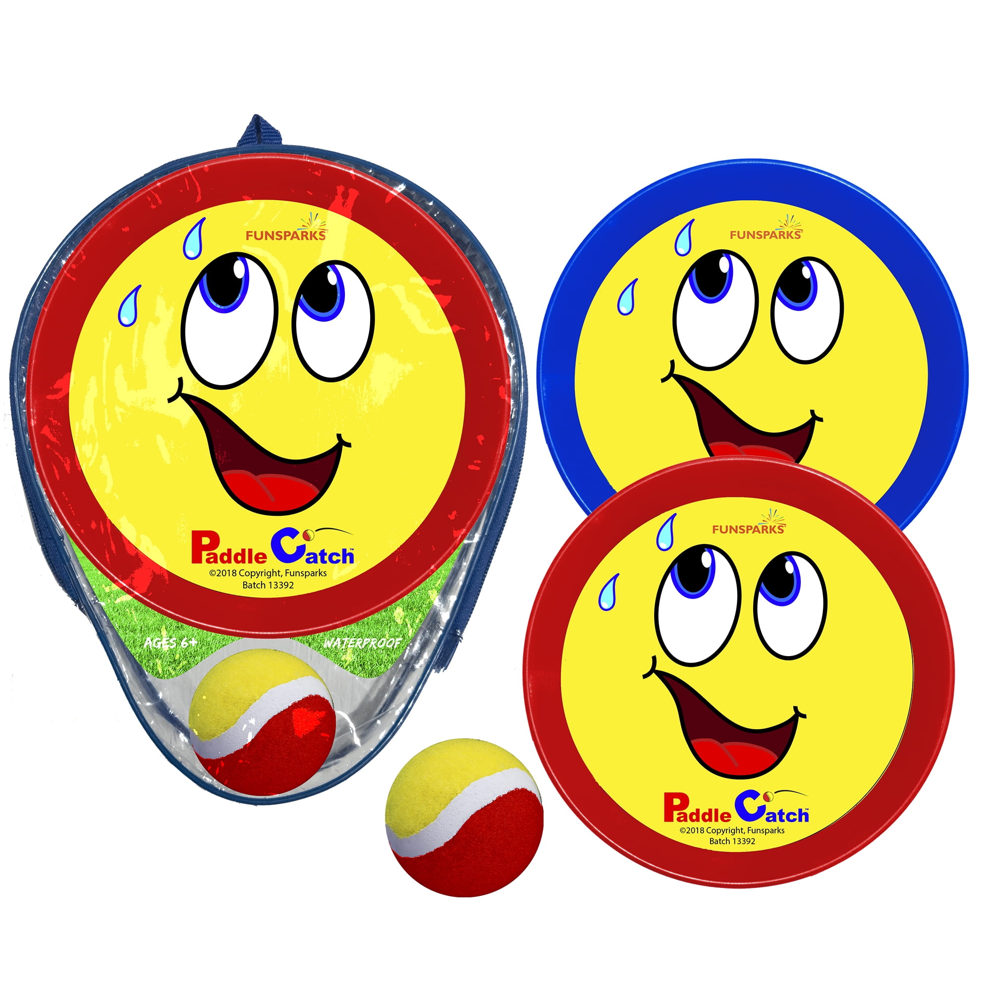 Funsparks® Paddle Catch® Toss and Catch Ball Set