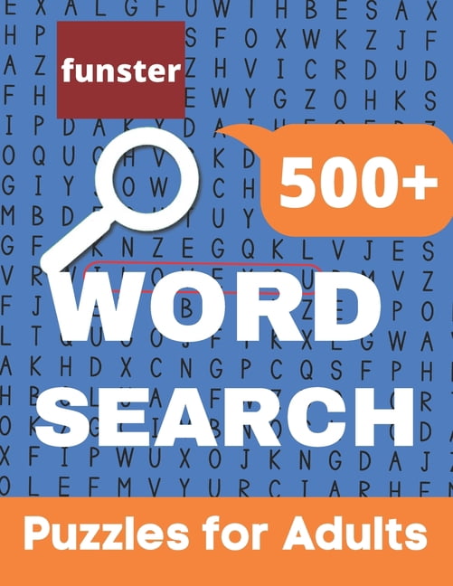 Funster Funster 500+ Word Search Puzzles for Adults: Challenging Word Search ...