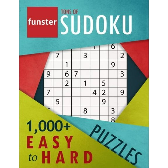 Pre-Owned Funster Tons of Sudoku 1,000+ Easy to Hard Puzzles: A bargain bonanza for Sudoku lovers Paperback