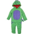 thumbnail image 1 of Funstuff Infant Baby Boys Fleece Zip Up Costume Coverall Tail Infant to Toddler, 1 of 5