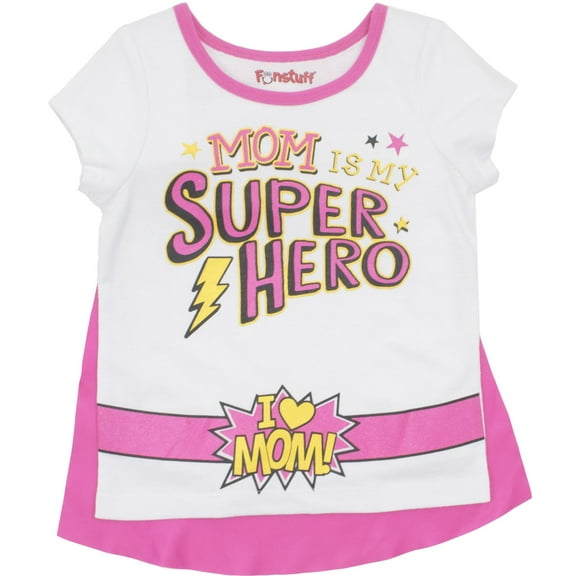 Pullover Costume T-Shirt and Cape Toddler to Little Kid