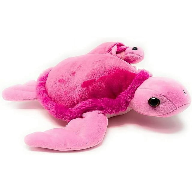 Funstuff Pink Sea Turtle Stuffed Animals – 18-inch Stuffed Turtle with