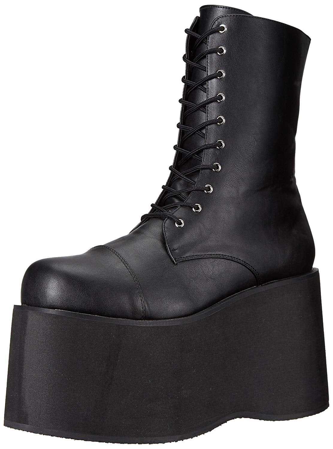 Funtasma Men's Halloween Monster Boot, Medium Black, Faux Leather