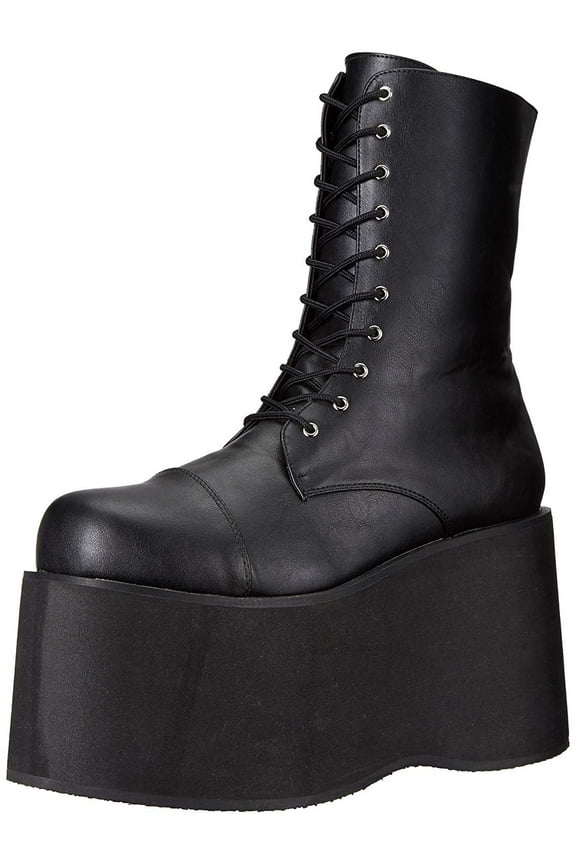 by Pleaser Men's Halloween Monster Boot Medium Black