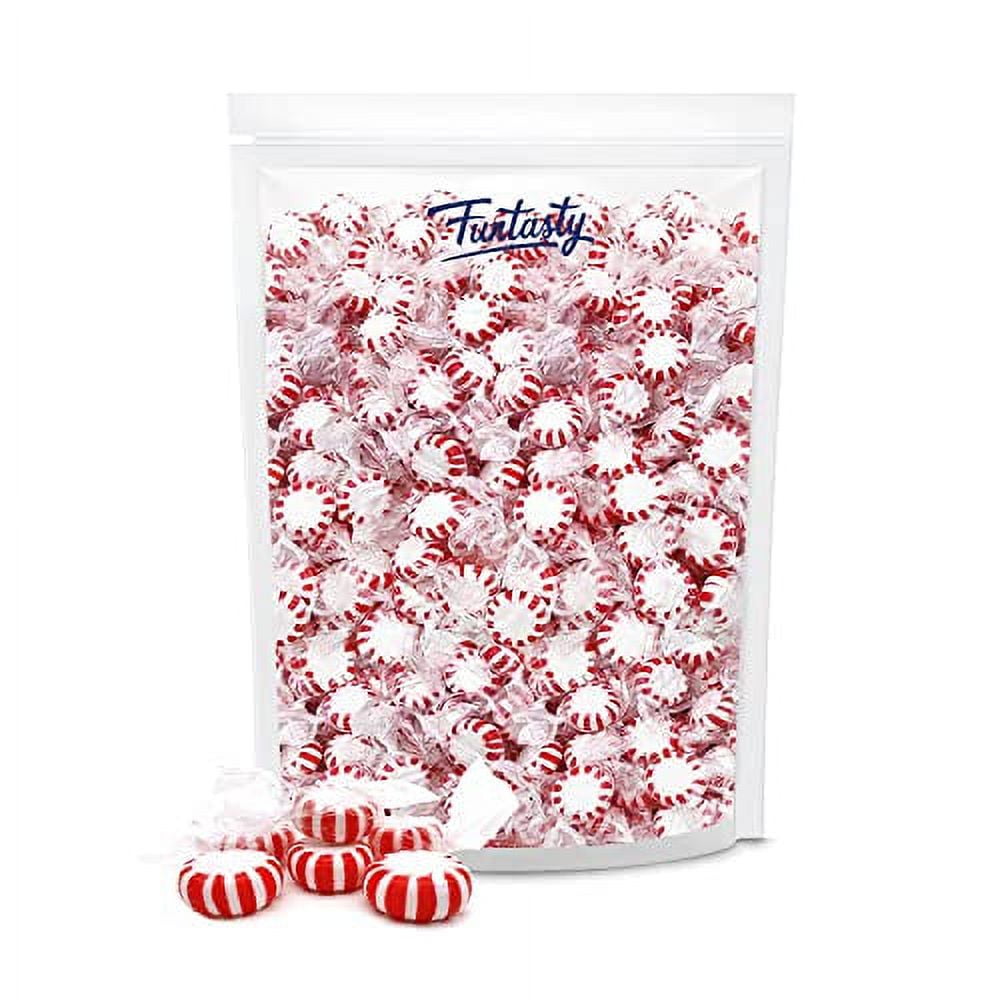 Funtasty Christmas Candy Peppermint Starlight Mints Hard Candy, Bulk