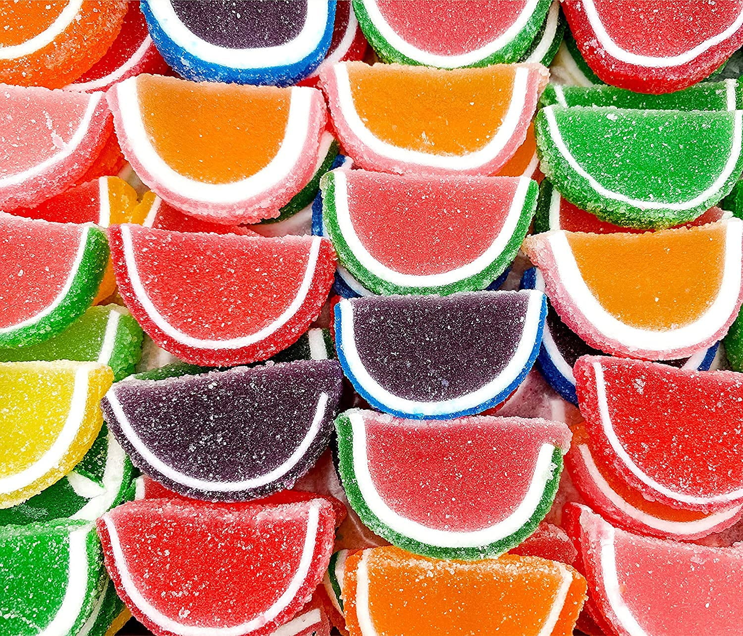  Original Jelly Fruit Slices Sugar-Free, Gummi Sweet Confection  Candies, Traditional Old Fashioned, Vegan, Gluten-Free, Kosher Certified  Parve (2 Pound) : Grocery & Gourmet Food