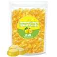 Funtasty Lemon Drops Filled Hard Candy, Individually Wrapped, Bulk Pack